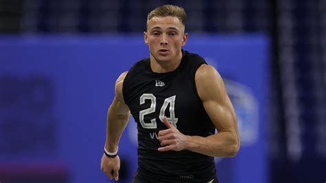 Wide receiver Alec Pierce runs official 4.41-second 40-yard dash at 2022 combine