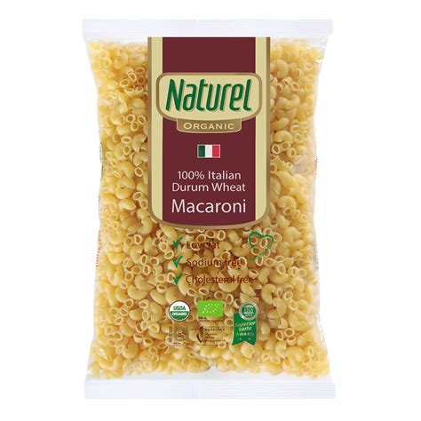 Naturel Organic Macaroni Pasta - Naturel