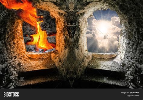 Two Gates Heaven Hell Image & Photo (Free Trial) | Bigstock