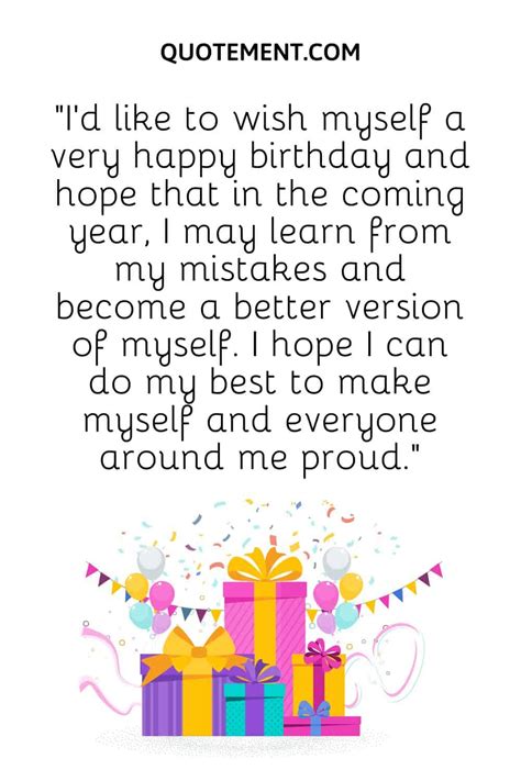 Birthday Quotes For Myself