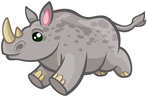 rhino animals - Clip Art Library