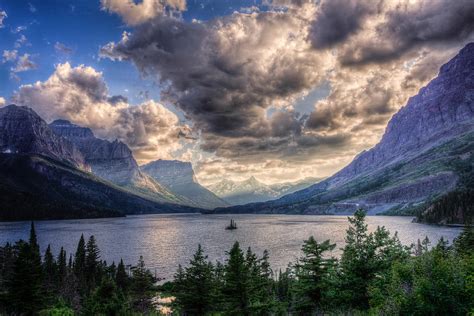 St. Mary Lake Photograph by Derek Haller