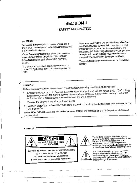 CARVER PM-350 AMPLIFIER Service Manual download, schematics, eeprom ...