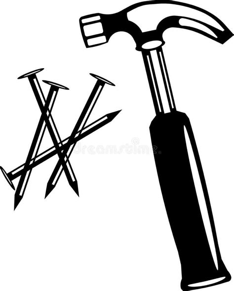 Hammer Nails Vector Art Royalty Free Stock Photography - Image: 7667277