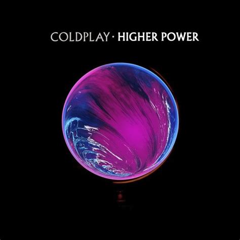 the cover art for coldplay's higher power album, which features an ...