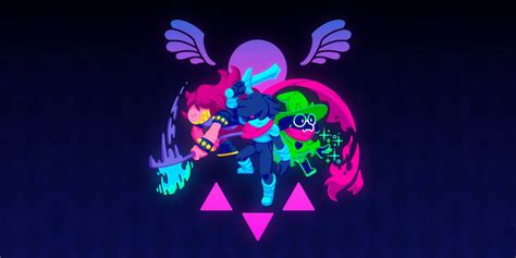 Download Colorful Neon Deltarune Characters On Logo Wallpaper ...