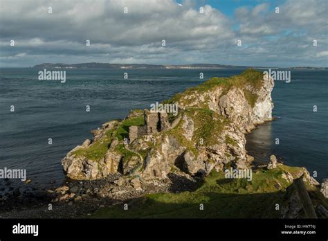 Kinbane Castle Ruins, Country Antrim, Northern Ireland Stock Photo - Alamy