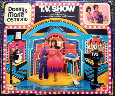 DONNY & MARIE Osmond MATTEL T.V. Show PLAYSET Barbie Doll Set OSMONDS ...