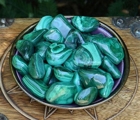 natural-magics: Malachite | Tumbled gemstones, Malachite, Crystals and gemstones