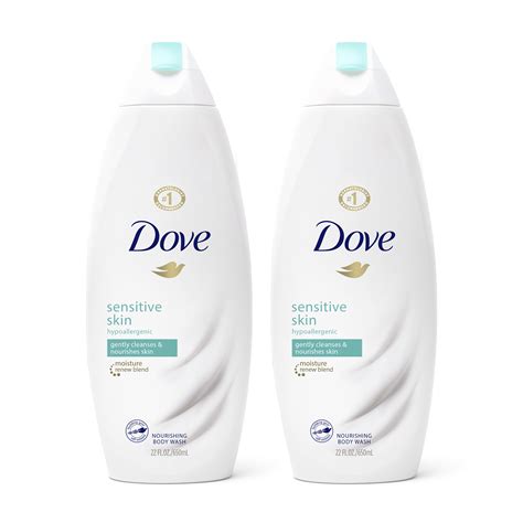 Dove Body Wash Sensitive Skin 22 oz 2 Count - Walmart.com - Walmart.com