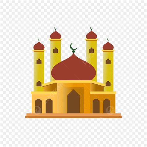 Masjid Silhouette PNG Free, Islamic Mosque Or Masjid Clipart, Islam, Element, Silhouette PNG ...