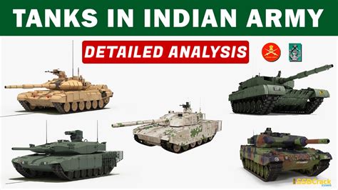 All Tanks In Indian Army | Full List | Detailed Analysis on Indian ...