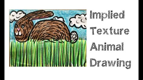 Implied Texture Animal Drawing - YouTube