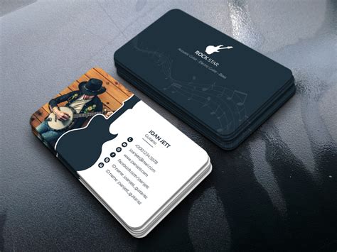 Guitar Musician Business Card :: Behance