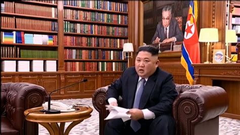 In New Year's speech, Kim Jong Un says he's ready to meet Trump "at any ...