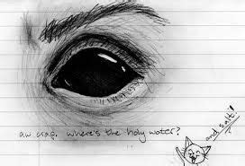 Image result for scary drawings of demons easy | Scary drawings, Scary eyes, Black sketch