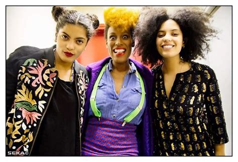 DULCE CAMER...: CAMEROON AFRO JAZZ SINGER SANDRA NKAKÉ HANGS OUT WITH CUBAN TWINS IBEYI