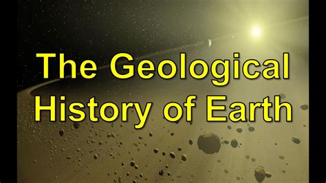 Earth Geological Timeline