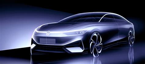 Volkswagen teases its concept for the ID. AERO, the future "electric ...