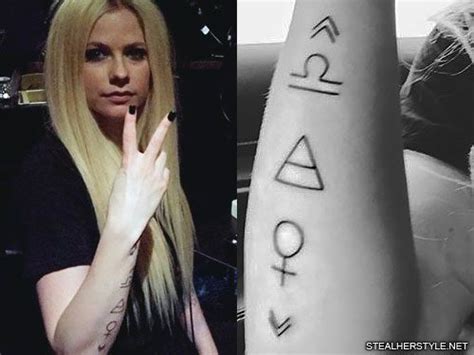 Avril Lavigne's Tattoos & Meanings | Steal Her Style