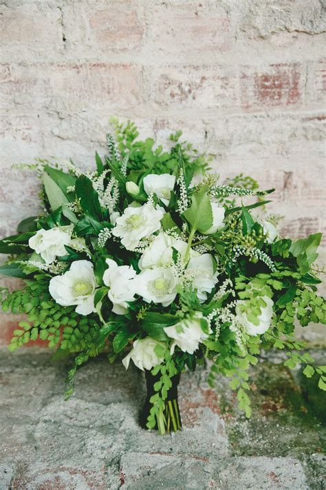 Botanical-Inspired Wedding at Marvimon | Flower bouquet wedding, White wedding flowers, Winter ...