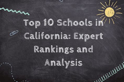 Top 10 Schools in California: Expert Rankings and Analysis - The ...