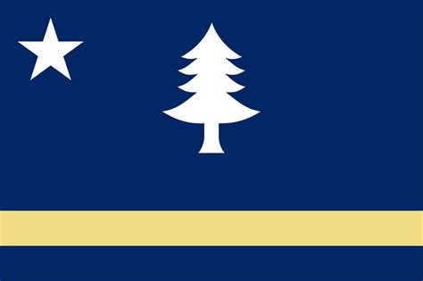 State of Maine flag : vexillology