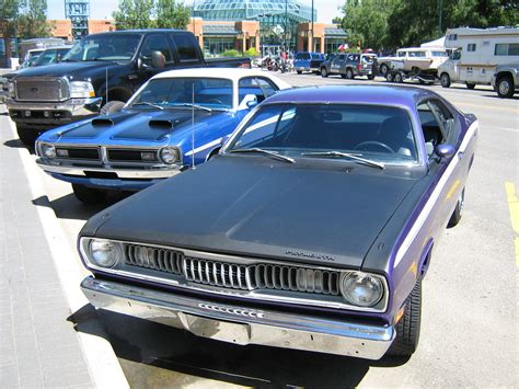 Pair of Mopars - Dodge Demon and Plymouth Duster | A Dodge D… | Flickr