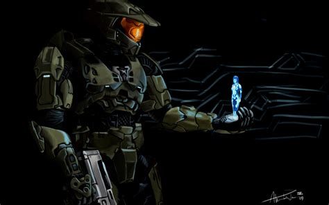 Master Chief and Cortana Wallpaper - WallpaperSafari