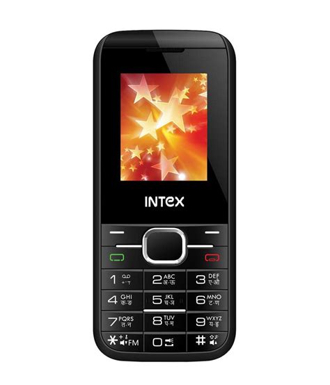 Intex Star One Mobile Phone - Black Price in India- Buy Intex Star One Mobile Phone - Black ...