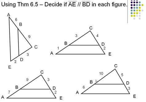 Parallel Lines & Proportional Parts of Triangles - YouTube