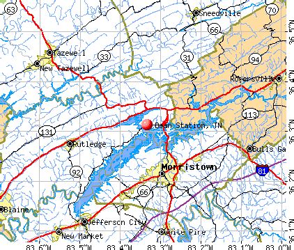 Bean Station, Tennessee (TN 37708) profile: population, maps, real ...