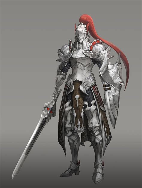 by Yong Hwan Shin | Fantasy character design, Fantasy armor, Knight