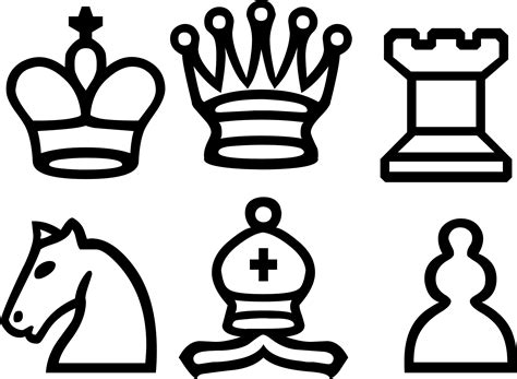 This Free Icons Png Design Of White Chess - Clip Art Library