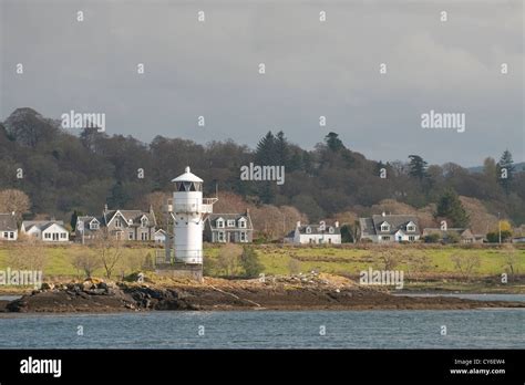 Port Appin Lighthouse Stock Photo - Alamy