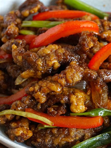 Crispy Shredded Beef Recipe | Khinskitchen | Chinese Cuisine