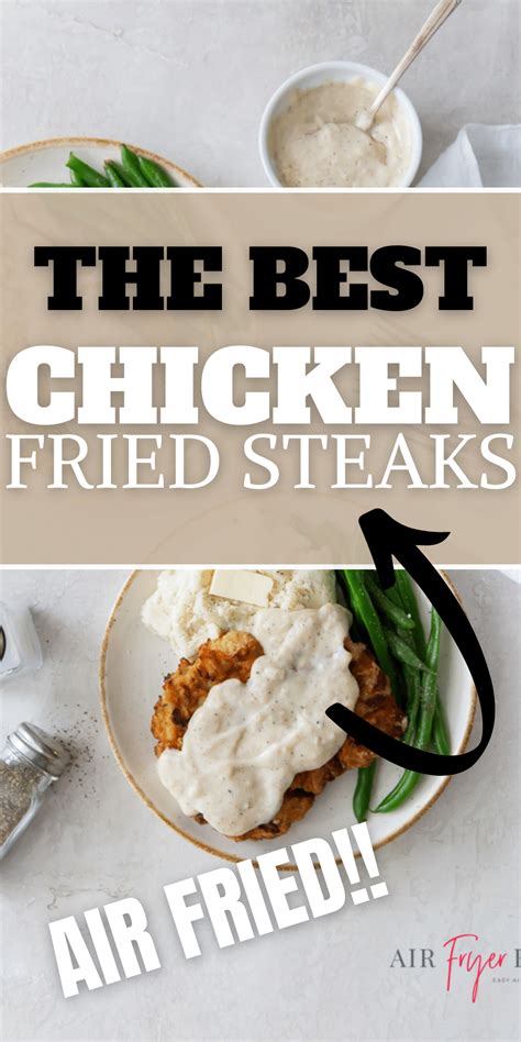 Air Fryer Chicken Fried Steak - Air Fryer Eats