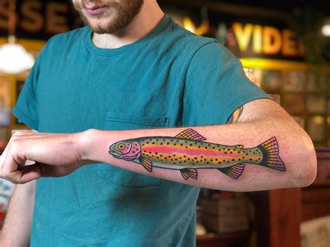 Rainbow Trout Tattoo