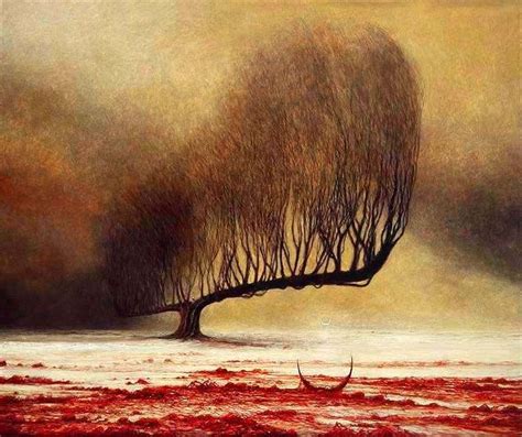 Zdzislaw Beksinski,Untitled | Zdzisław beksiński, Beksiński, Surreal art