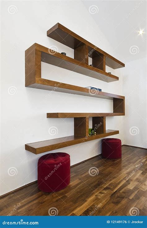 Designer shelf stock photo. Image of detail, modern, furniture - 12149176