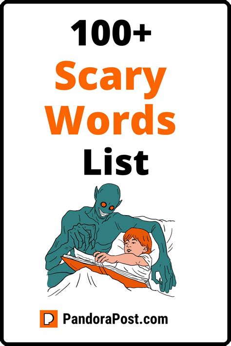 100+ Scary Words List (Horror Vocabulary For Writing a Creepy ...