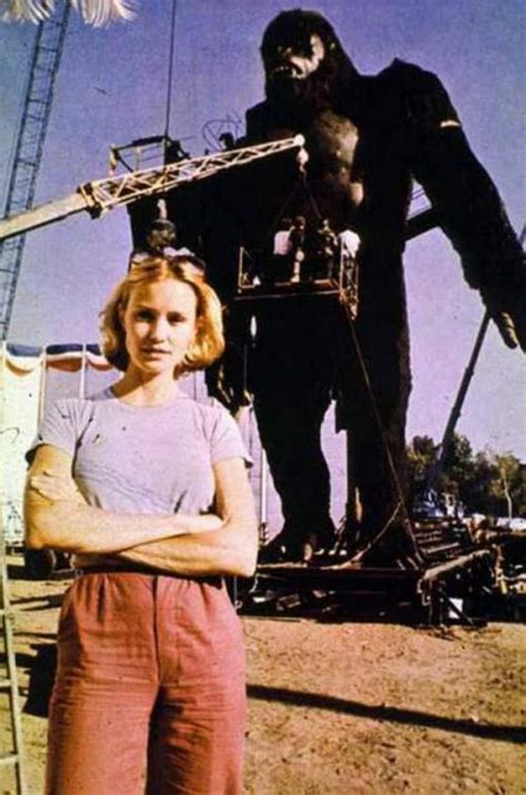 Behind the Scenes Photos of Jessica Lange in Kong’s Animatronic Hand, 1976 ~ Vintage Everyday