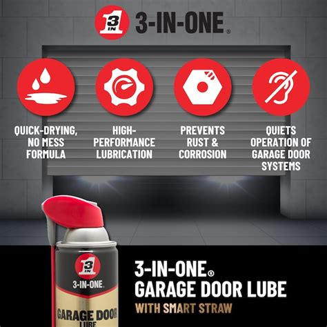 3-IN-ONE Garage Door Lube 11-oz Garage Door Lube in the Hardware ...