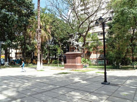 Equestrian statue of José Antonio Paez in Caracas Venezuela