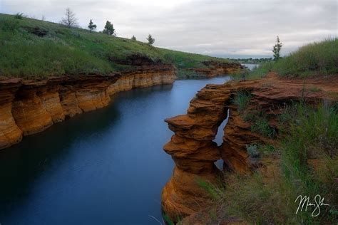 Wilson Lake Cliffs | Wilson Lake, Lucas, Kansas | Mickey Shannon Photography