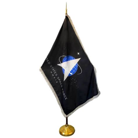 Space Force Flag Indoor Display Set - Presentation - Flags.com