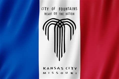 Premium Photo | Flag of kansas city city, missouri (us)