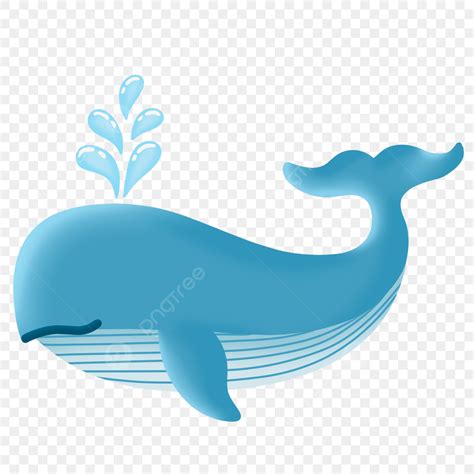 Blue Whale Clipart Hd Png Big Blue Whale Cute Cartoon Hand Drawn ...