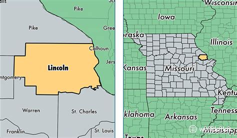 Lincoln County, Missouri / Map of Lincoln County, MO / Where is Lincoln ...