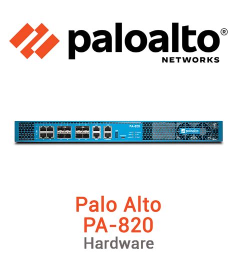 Palo Alto Networks Enterprise Firewall PA-820